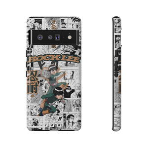 Printify Anime Phone Case Google Pixel 6 Pro / Glossy Naruto Shippuden: Rock Lee "Beautiful Green Beast" Anime Phone Case