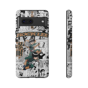 Printify Anime Phone Case Google Pixel 7 / Glossy Naruto Shippuden: Rock Lee "Beautiful Green Beast" Anime Phone Case