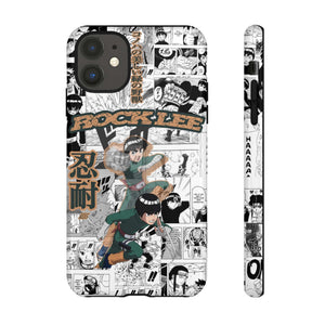 Printify Anime Phone Case iPhone 11 / Glossy Naruto Shippuden: Rock Lee "Beautiful Green Beast" Anime Phone Case
