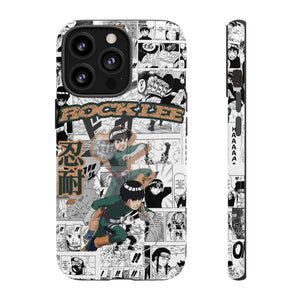 Printify Anime Phone Case iPhone 13 Pro / Glossy Naruto Shippuden: Rock Lee "Beautiful Green Beast" Anime Phone Case