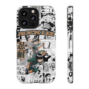 Printify Anime Phone Case iPhone 13 Pro / Matte Naruto Shippuden: Rock Lee "Beautiful Green Beast" Anime Phone Case