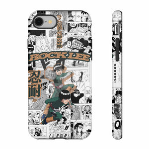 Printify Anime Phone Case iPhone 8 / Glossy Naruto Shippuden: Rock Lee "Beautiful Green Beast" Anime Phone Case