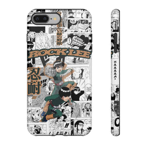 Printify Anime Phone Case iPhone 8 Plus / Glossy Naruto Shippuden: Rock Lee "Beautiful Green Beast" Anime Phone Case