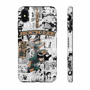 Printify Anime Phone Case iPhone XS MAX / Glossy Naruto Shippuden: Rock Lee "Beautiful Green Beast" Anime Phone Case
