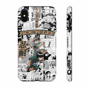Printify Anime Phone Case iPhone XS MAX / Matte Naruto Shippuden: Rock Lee "Beautiful Green Beast" Anime Phone Case