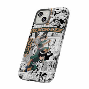 Printify Anime Phone Case Naruto Shippuden: Rock Lee "Beautiful Green Beast" Anime Phone Case