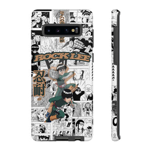 Printify Anime Phone Case Samsung Galaxy S10 Plus / Matte Naruto Shippuden: Rock Lee "Beautiful Green Beast" Anime Phone Case