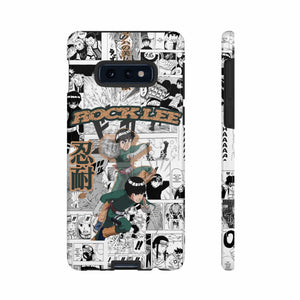 Printify Anime Phone Case Samsung Galaxy S10E / Glossy Naruto Shippuden: Rock Lee "Beautiful Green Beast" Anime Phone Case