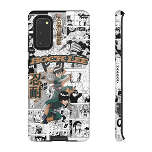 Printify Anime Phone Case Samsung Galaxy S20 / Glossy Naruto Shippuden: Rock Lee "Beautiful Green Beast" Anime Phone Case