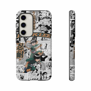 Printify Anime Phone Case Samsung Galaxy S23 / Matte Naruto Shippuden: Rock Lee "Beautiful Green Beast" Anime Phone Case