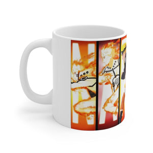 Primal Noir Anime Mug Evolution of Naruto Coffee Mug