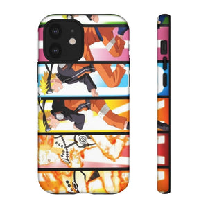 Primal Noir Anime Phone Case iPhone 12 / Matte Evolution of Naruto Phone Case