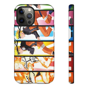 Primal Noir Anime Phone Case iPhone 12 Pro Max / Glossy Evolution of Naruto Phone Case