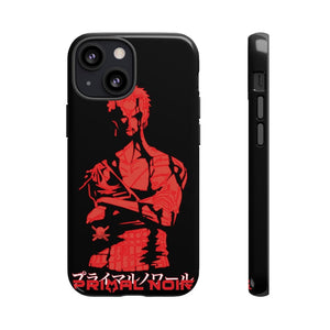 Primal Noir Anime Phone Case iPhone 13 Mini / Glossy Zoro - Nothing Happened Phone Case