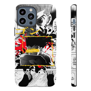 Primal Noir Anime Phone Case iPhone 13 Pro Max / Glossy HxH Gon's Rage Phone Case