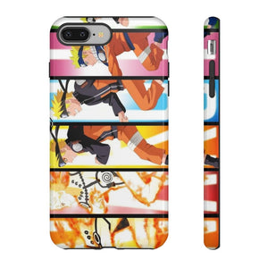 Primal Noir Anime Phone Case iPhone 8 Plus / Glossy Evolution of Naruto Phone Case