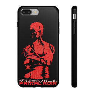 Primal Noir Anime Phone Case iPhone 8 Plus / Glossy Zoro - Nothing Happened Phone Case