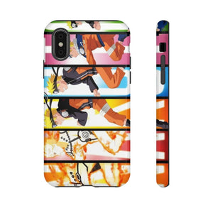 Primal Noir Anime Phone Case iPhone X / Glossy Evolution of Naruto Phone Case