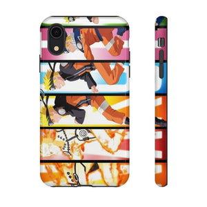 Primal Noir Anime Phone Case iPhone XR / Glossy Evolution of Naruto Phone Case