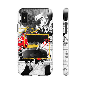 Primal Noir Anime Phone Case iPhone XS / Glossy HxH Gon's Rage Phone Case