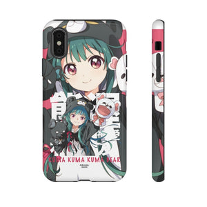 Primal Noir Anime Phone Case iPhone XS / Glossy Yuna The Adventurer Tough Case