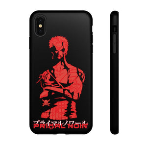 Primal Noir Anime Phone Case iPhone XS MAX / Matte Zoro - Nothing Happened Phone Case