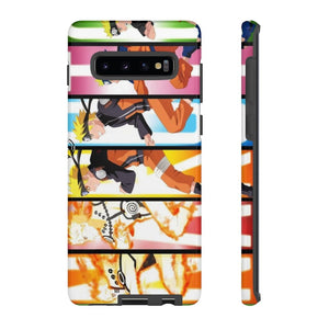 Primal Noir Anime Phone Case Samsung Galaxy S10 Plus / Glossy Evolution of Naruto Phone Case