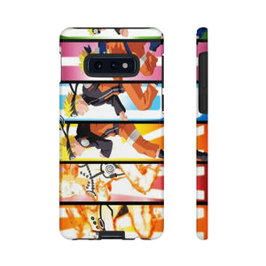Primal Noir Anime Phone Case Samsung Galaxy S10E / Glossy Evolution of Naruto Phone Case