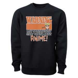 Primal Noir Anime Sweatshirts Black / S Naruto Shippuden: May Talk Anime - Naruto Anime Sweatshirt