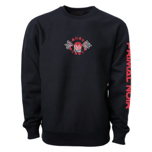 Primal Noir Anime Sweatshirts Naruto: Uchiha Clan Mirror Wheel Sharingan Anime Sweatshirt