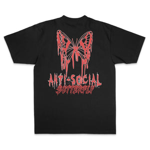 Primal Noir Anime T-Shirt Anti-Social Butterfly Tee