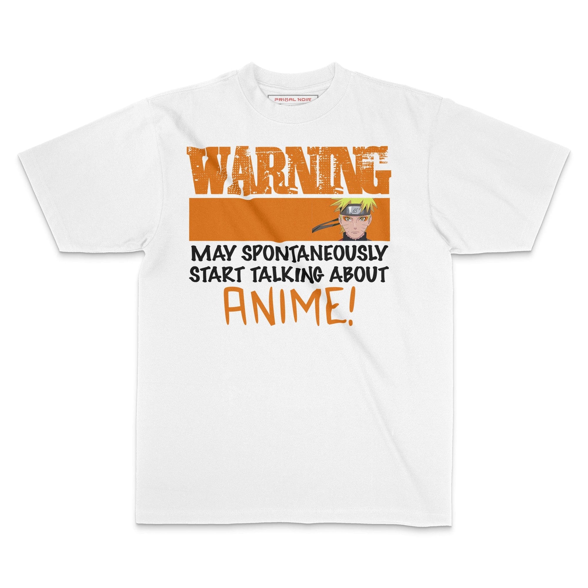 Primal Noir Anime T-Shirt May Talk Anime - Naruto Tee