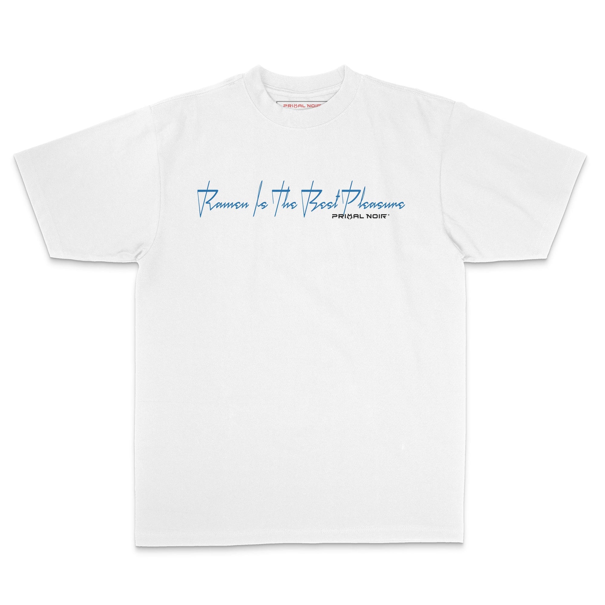 Primal Noir Anime T-Shirt White / S Ramen Is The Best Pleasure Tee
