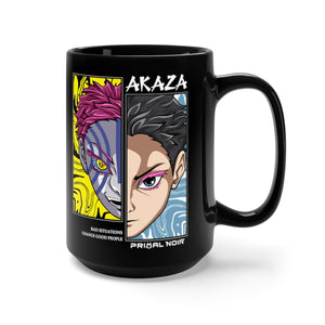 Printify Anime Mug 15oz AKAZA - Bad Situations Mug