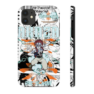 Printify Anime Phone Case iPhone 11 Demon Slayer: Akaza Battle Craze Anime Phone Case