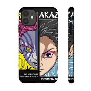 Printify Anime Phone Case iPhone 11 / Glossy AKAZA - Bad Situations Phone Case