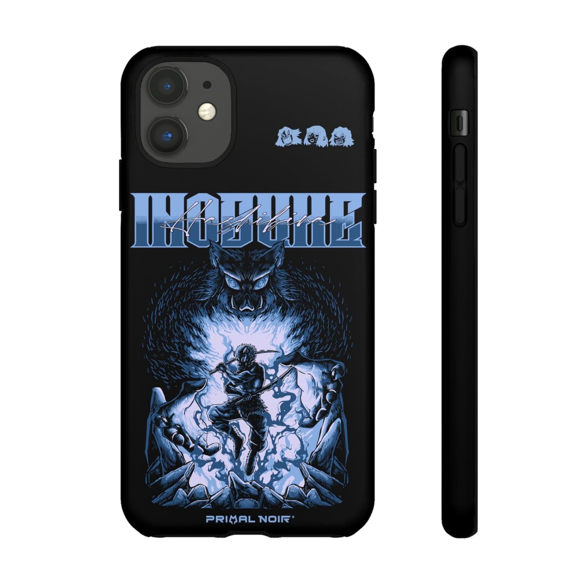 Printify Anime Phone Case iPhone 11 / Matte Demon Slayer: Inosuke Hashibira - Beast Breathing Anime Phone Case