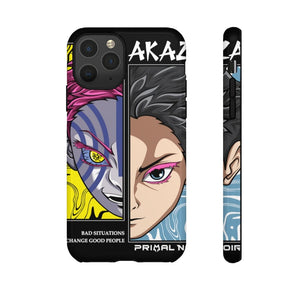 Printify Anime Phone Case iPhone 11 Pro / Glossy AKAZA - Bad Situations Phone Case