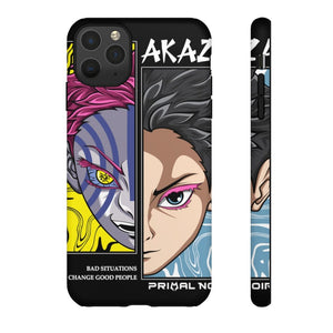 Printify Anime Phone Case iPhone 11 Pro Max / Matte AKAZA - Bad Situations Phone Case