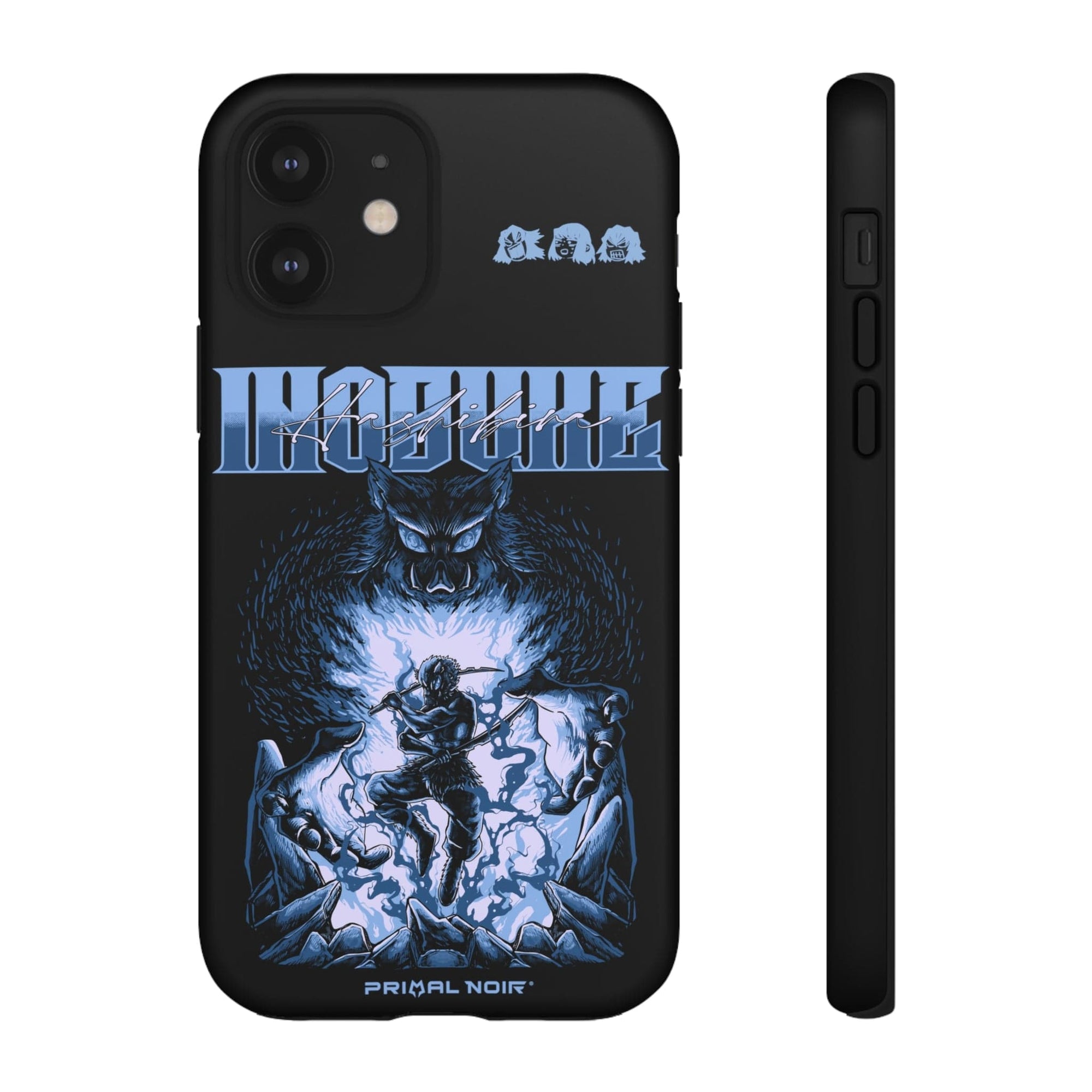 Printify Anime Phone Case iPhone 12 / Matte Demon Slayer: Inosuke Hashibira - Beast Breathing Anime Phone Case