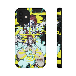 Printify Anime Phone Case iPhone 12 Mini / Glossy Survival Of The Fittest Tough Case