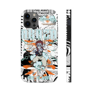 Printify Anime Phone Case iPhone 12 Pro Demon Slayer: Akaza Battle Craze Anime Phone Case