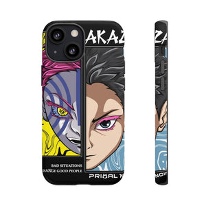 Printify Anime Phone Case iPhone 13 Mini / Matte AKAZA - Bad Situations Phone Case