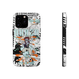 Printify Anime Phone Case iPhone 13 Pro Demon Slayer: Akaza Battle Craze Anime Phone Case
