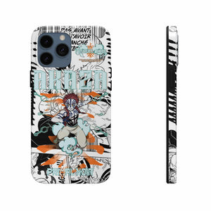 Printify Anime Phone Case iPhone 13 Pro Max Demon Slayer: Akaza Battle Craze Anime Phone Case