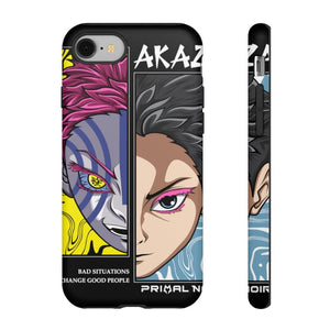 Printify Anime Phone Case iPhone 8 / Matte AKAZA - Bad Situations Phone Case