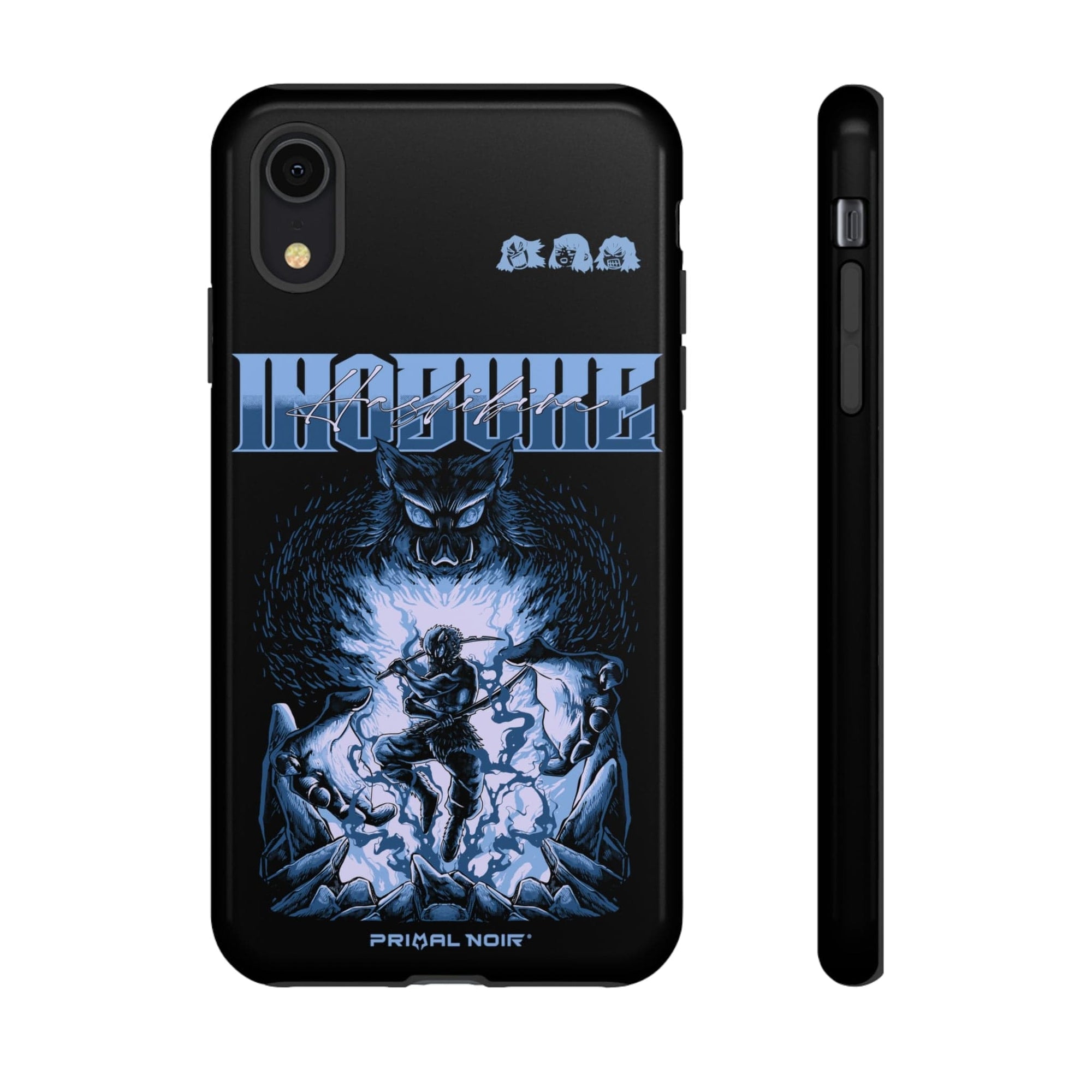 Printify Anime Phone Case iPhone XR / Glossy Demon Slayer: Inosuke Hashibira - Beast Breathing Anime Phone Case