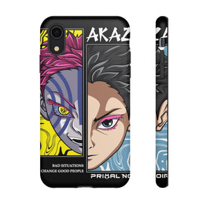 Printify Anime Phone Case iPhone XR / Matte AKAZA - Bad Situations Phone Case