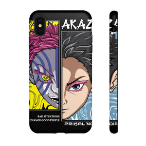 Printify Anime Phone Case iPhone XS MAX / Matte AKAZA - Bad Situations Phone Case