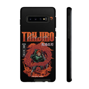 Printify Anime Phone Case Samsung Galaxy S10 / Matte Demon Slayer: Tanjiro Kamado - Sun Breathing Anime Phone Case